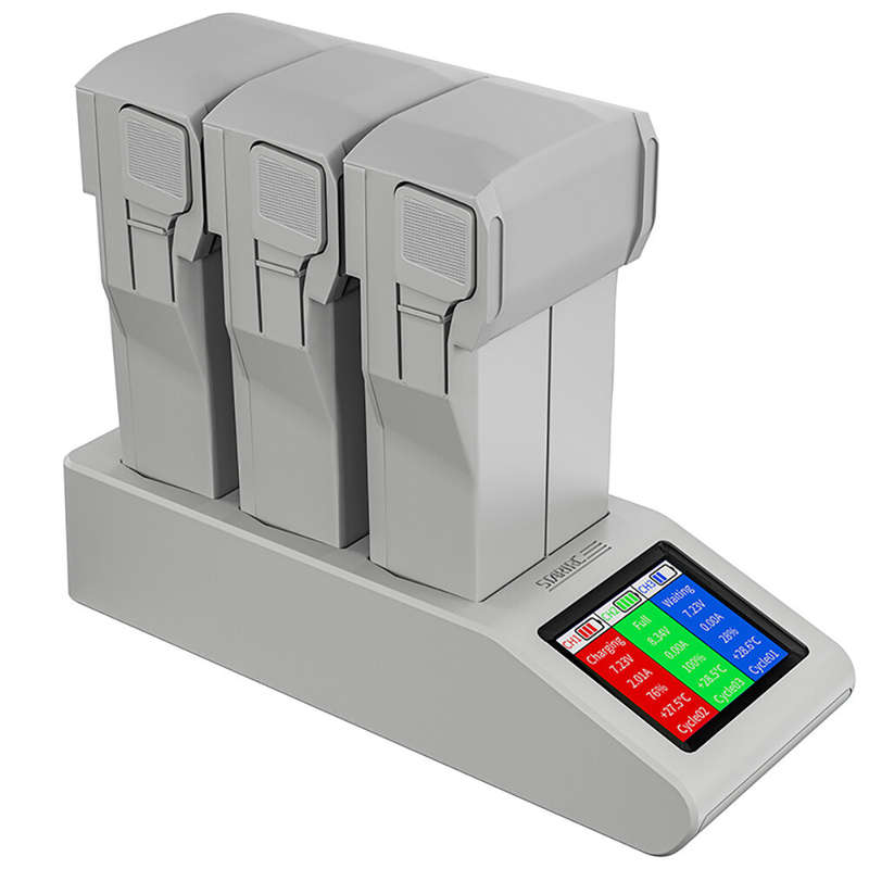 STARTRC 3-in-1 Intelligent Fast Charging Hub Battery Car Charger LED Screen Digital Display Housekee