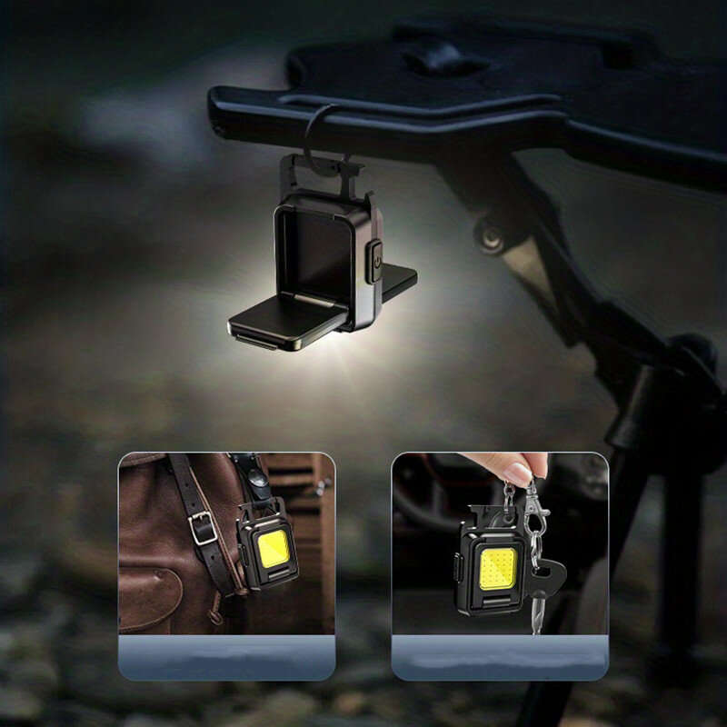 Multifunctional 1000Lm Super Brightness Flashlight Type-C Fast Charge Waterproof Mini Portable Weigh