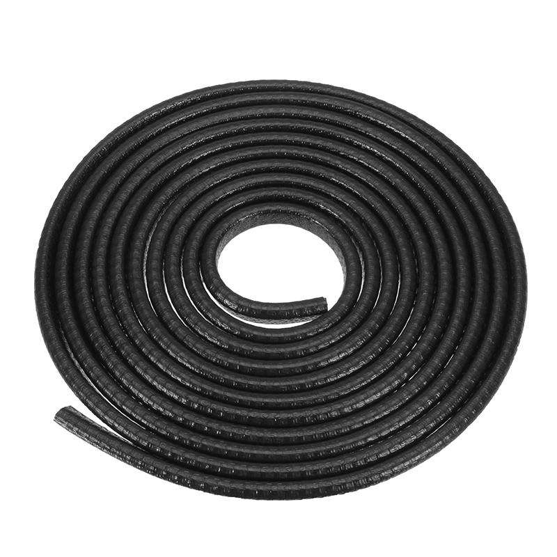 MATCC 4m Car Door Edge Protector Guards U Shape Anti-collosion Rubber Trim Seal Strip Black