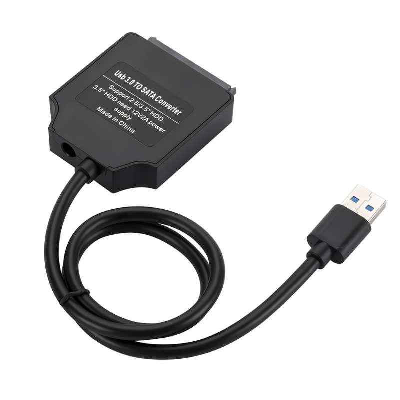 MnnWuu SSD HDD USB 3.0 to SATA Converter Cable Hard Drive Converter Adapter Support 2.5 / 3.5" HDD S