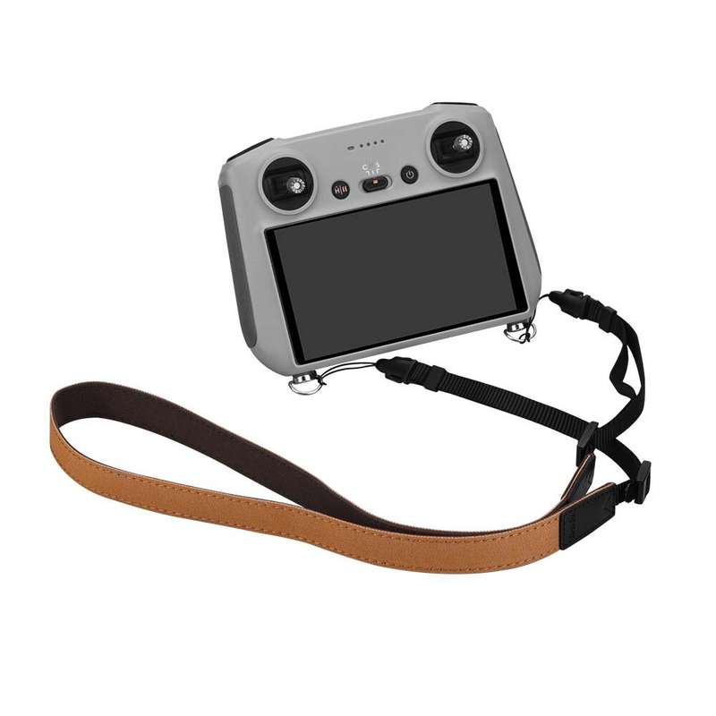 BRDRC RC Smart Remote Control Lanyard Neck Strap Adjustable brown Hanging Buckle Rope for DJI Mini 3