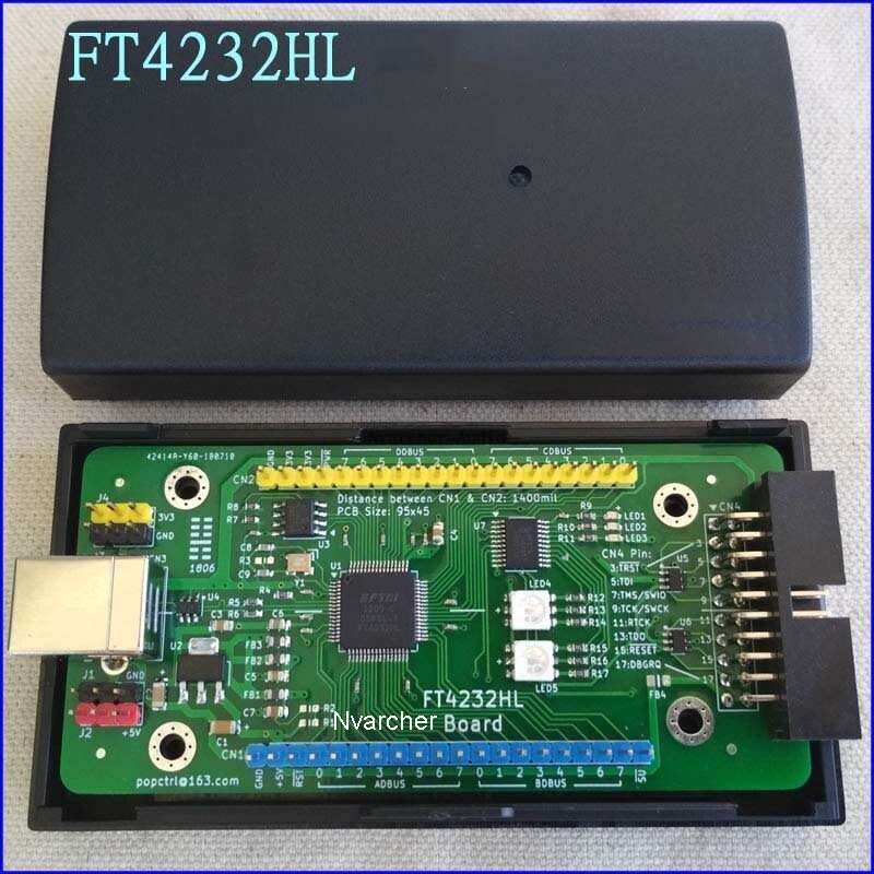 Nvarcher FT4232HL Development Board FT4232 USB to Serial Port JTAG SPI I2C OpenOCD