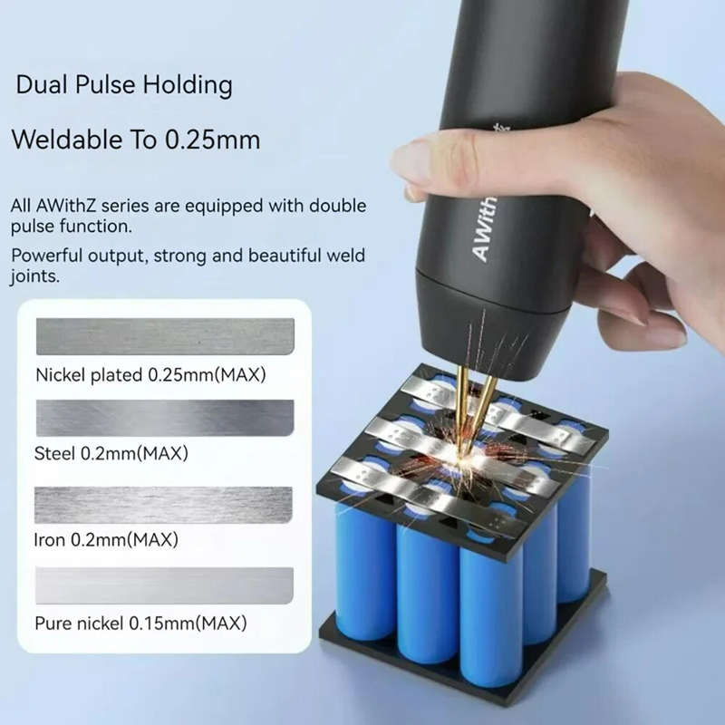 Awithz H1 Handheld Spot Welder 4.2V Portable Micro Battery Welding Machine 11 Adjustable Gears 1800m