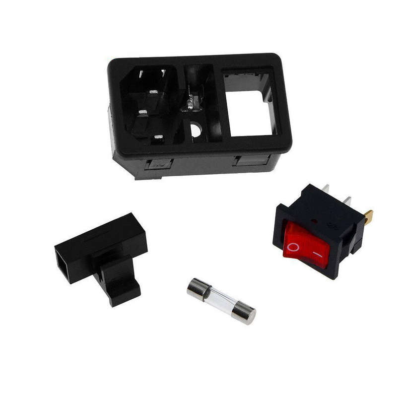 Artillery Rocker Switch with Fuse and Outlet fit Artillery Sidewinder X2 Genius P 3D Printer