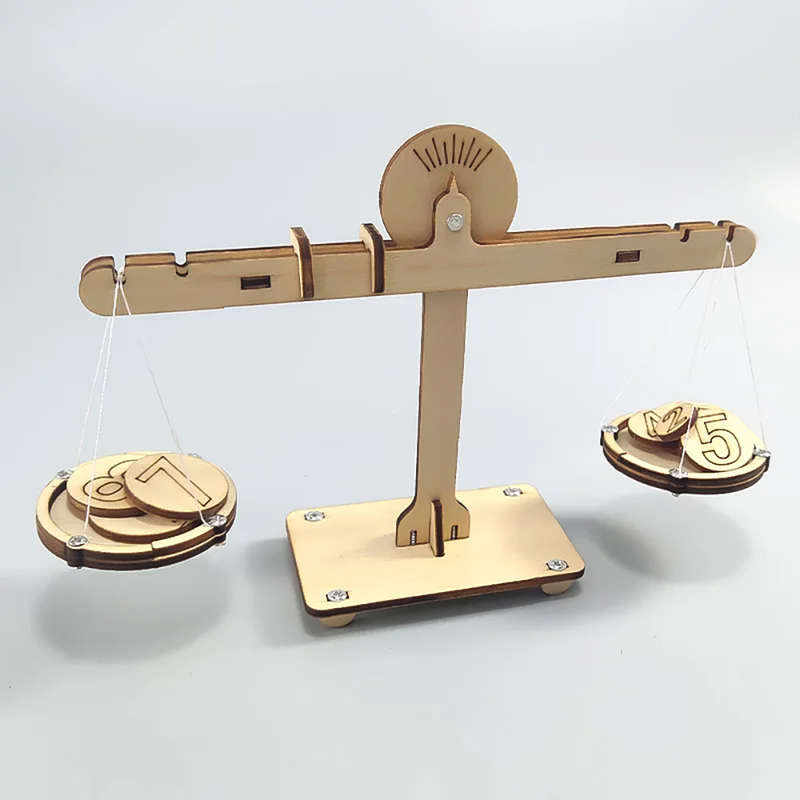 Number Balance Scale Model STEM Technology Scientific Toys Experiment Tool Kit Teaching Aids for Kid