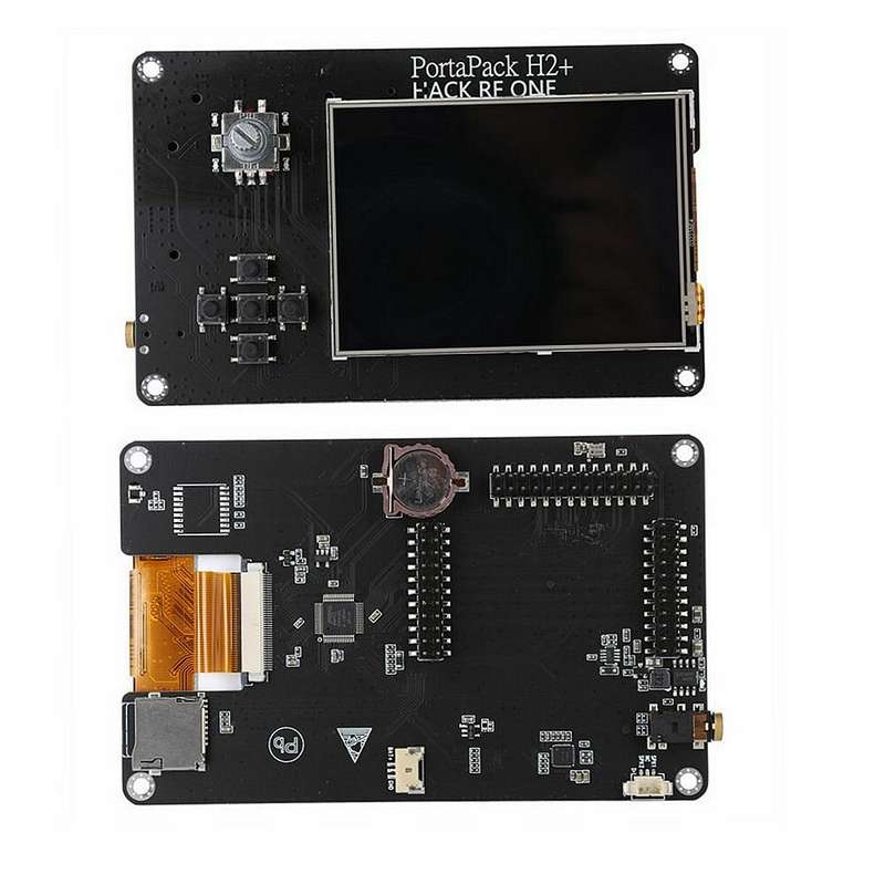 PortaPack H2+ for HackRF One SDR Software Defined Radio 1MHz-6GHz 0.5ppm TCXO with 3.2inch Touch LCD
