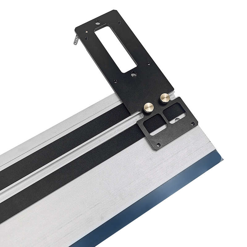Fonson Aluminum Alloy Mini Track Saw Square Woodworking Guide Rail Square 90 Degree Right Angle Guid