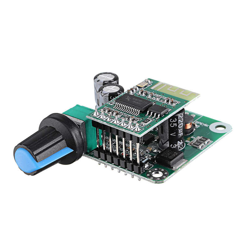 Geekcreit TPA3110 bluetooth 4.2 Digital Amplifier Board 15Wx2 Class D Stereo Power Amplifier DC 8V-2