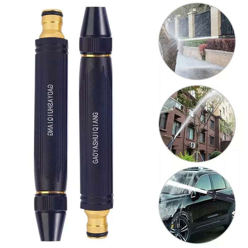 High Pressure Spray Guns Garden Hose Nozzle Sprinkler Tool Gun Foam Washing Throwing Hose Spray Wate