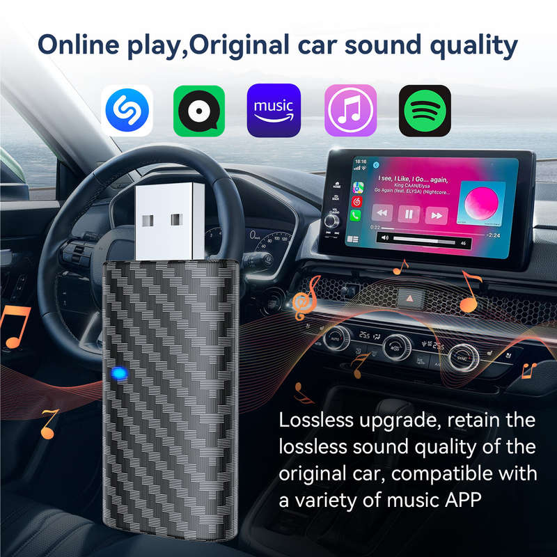 Wireless CarPlay Adapter Original Car Wired Carplay To Wireless Carplay Bluetooth 5.0 Wireless Conne