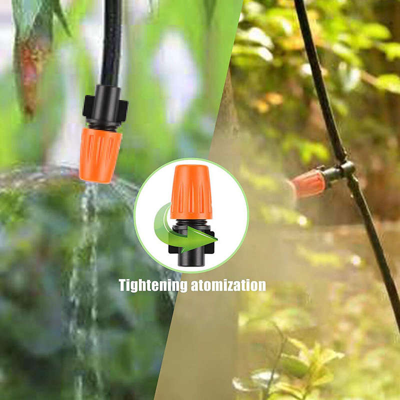 164ft 200PCS 50m Automatic Watering Irrigation Kit DIY Outdoor Garden Drip irrigation Sprinkler Flow