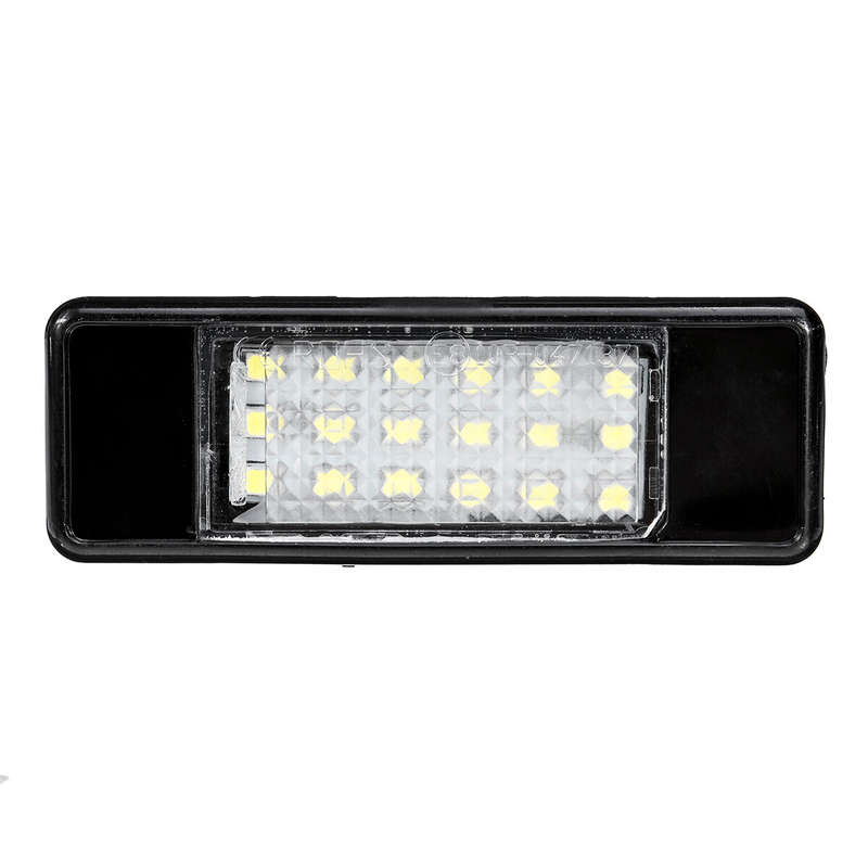 Pair LED License Plate Lights 6340.A3 For Peugeot 106 207 307 308 406 407 508 Citroen C3 C4 C5