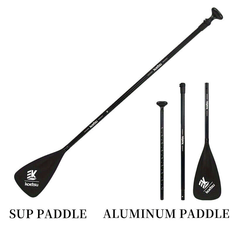 KOETSU 3 Sections Splicing Aluminum Alloy Nylon Paddle for Stand Up Paddle Board Surfboard, 210cm/ 8