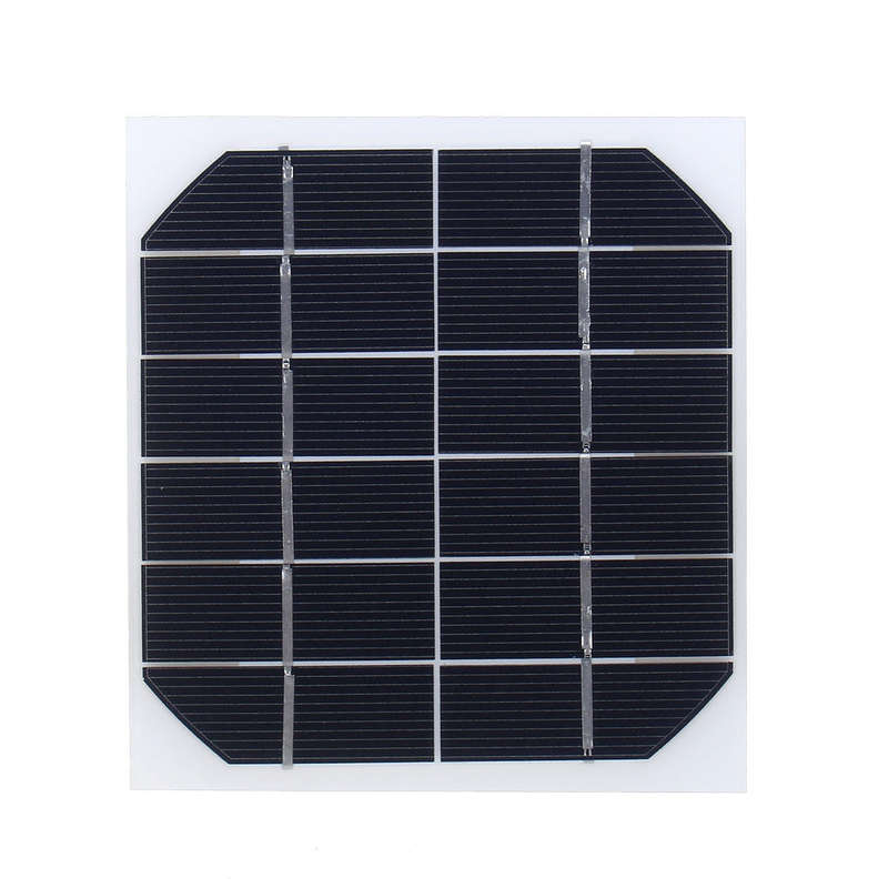5Pcs 6V 350MA Monocrystalline 2W Mini Solar Panel Photovoltaic Panel