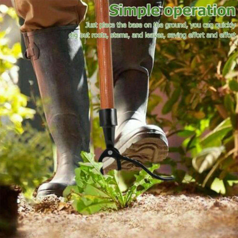 Claw Weeder the Stand Up Weed Puller Tool Root Remover Replacement Foot Garden Pedal Metal Outdoor W