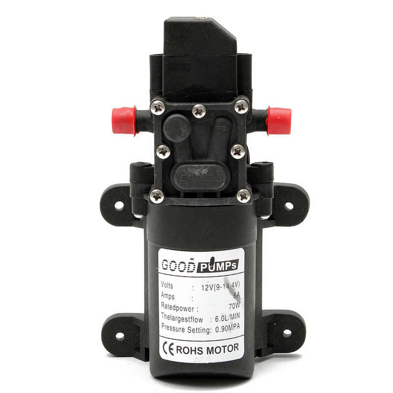 Fl-3308 130Psi 6L/Min Water High Pressure Diaphragm Pump Caravan Boat Dc 12V 72W