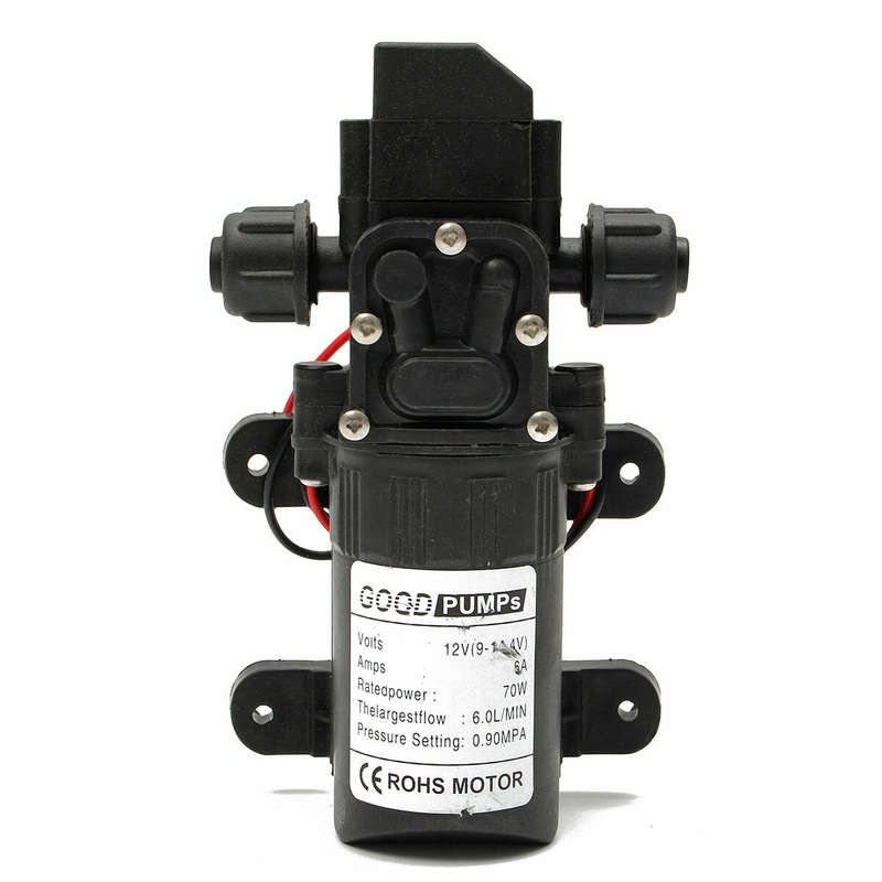 Fl-3308 130Psi 6L/Min Water High Pressure Diaphragm Pump Caravan Boat Dc 12V 72W