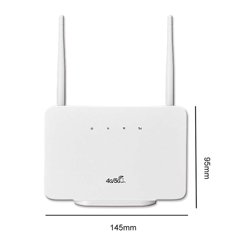 CPE106 300Mbps 4G Wireless Router Wireless Modem External Antenna with Sim Card Slot EU Plug for Hom