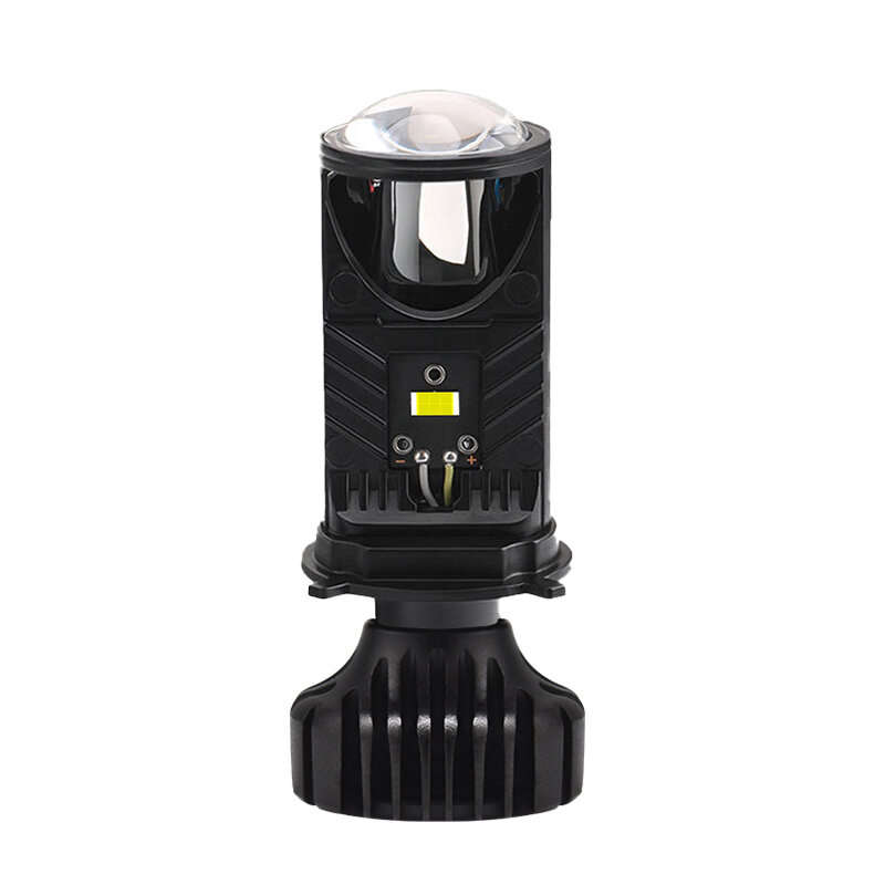 Infitary 12-36V Pair H4 LED Projector Headlight 6500K 55W Headlamp Universal for Cars and Motorcycle