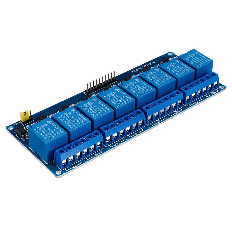 4Pcs 12V 8CH Channel Relay Module With Optocoupler For PIC AVR DSP ARM