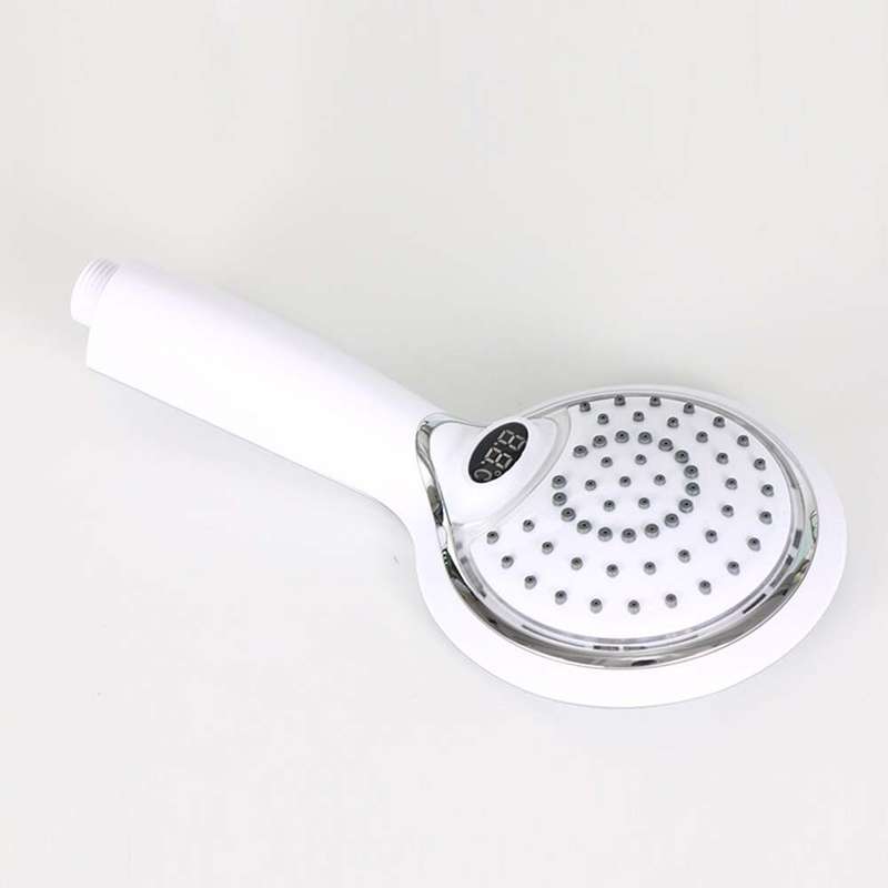 High Pressure Bathroom Handheld Shower Sprayer Faucet Shower Head with LED Water Temperature Display