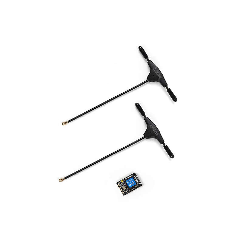 GEPRC ELRS DUAL 2.4G Dual-Antenna Long Range Low Latency Open Source True Diversity Receiver for FPV