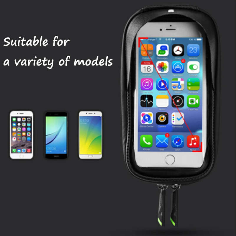 ROCKBROS Bicycle Bag Frame Front Tube Cycling Bag Phone Mount Bag Waterproof Phone Case Holder Bag 6