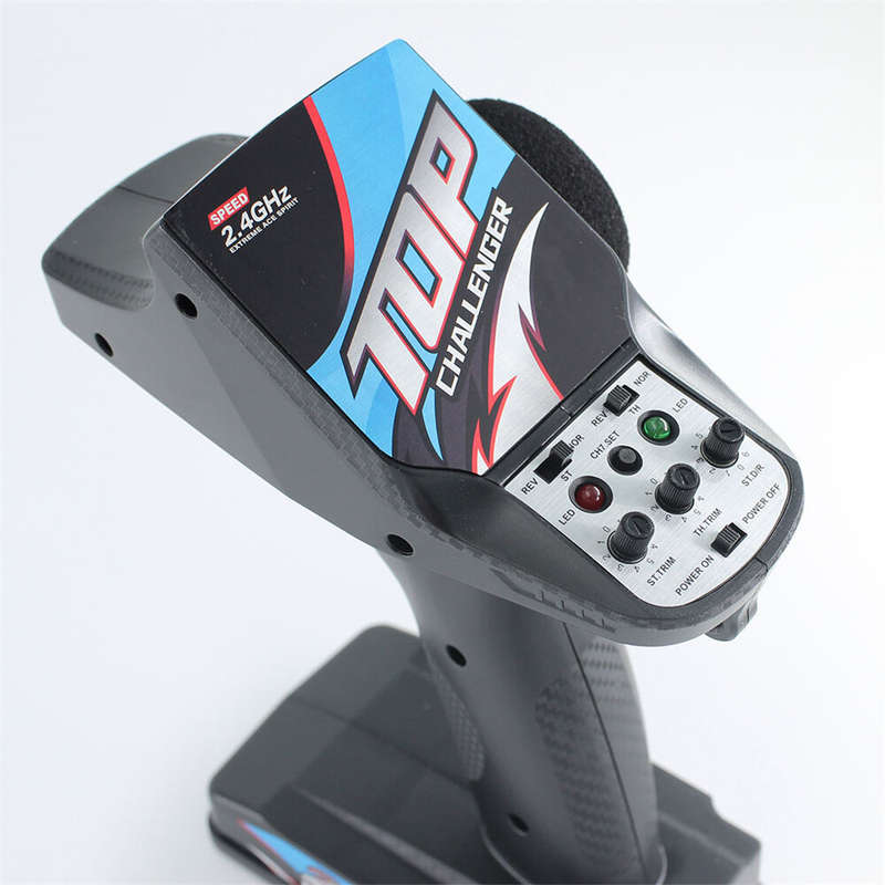 2.4GHz 7CH RC Radio System Transmitter & Receiver Board with Led Light Winch for WLtoys/HBX/JJRC RC