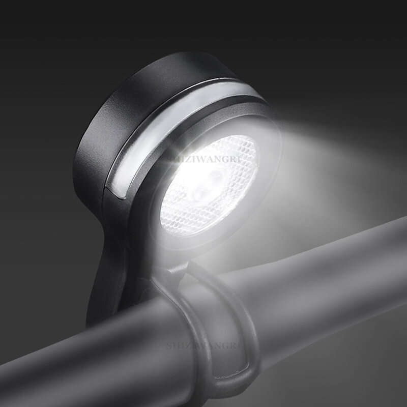 WEST BIKING 2 in 1 Horn Headlight 120dB High Sound Bicycle Bell Horn 5 Light Modes 400mAh Type-C Wat