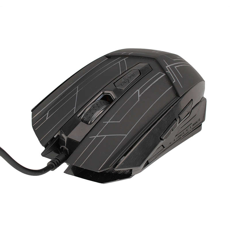 ELEGIANT T5 Wired Gaming Mouse 2400DPI LED Backlight USB Wired Optical Mouse Computer Mice for Home