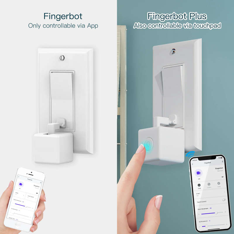 MoesHouse Tuya Fingerbot Button Pusher Zigbee3.0 Finger Robot App Remote Control Automatic Switch Vo