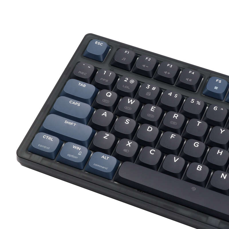 Ajazz AK832 75% LowProfile Mechanical Gaming Keyboard Gasket-mounted Bluetooth 5.1/2.4G Wireless & T