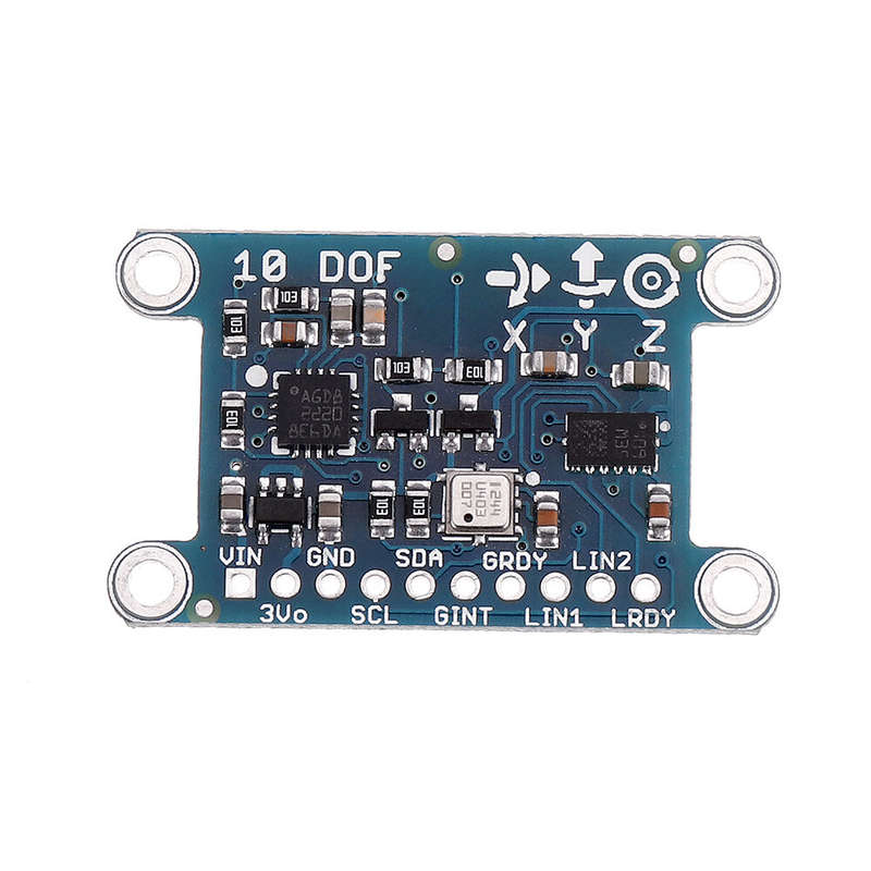 10DOF LSM303 L3G4200D BMP180 Pressure Sensor Barometer Accelerometer Magnetometer Gyroscope Compass