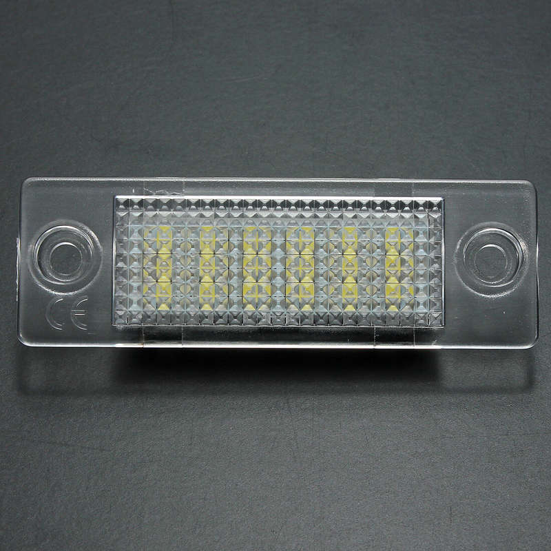 2x LED License Number Plate Light for VW Caddy T5 Golf Passat