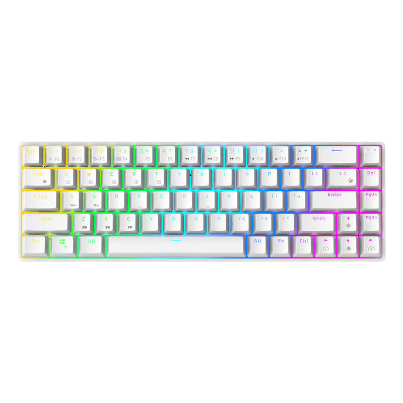 Royal Kludge RK68/RK855 Mechanical Keyboard 68 Keys RK Switch Hot Swappable Dual Mode Wireless bluet