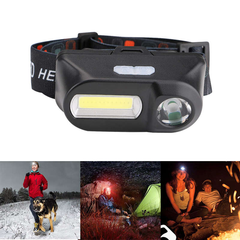 BIKIGHT 700LM XPE+COB LED HeadLamp USB Interface Waterproof Outdoor Camping Hiking Cycling Fishing L