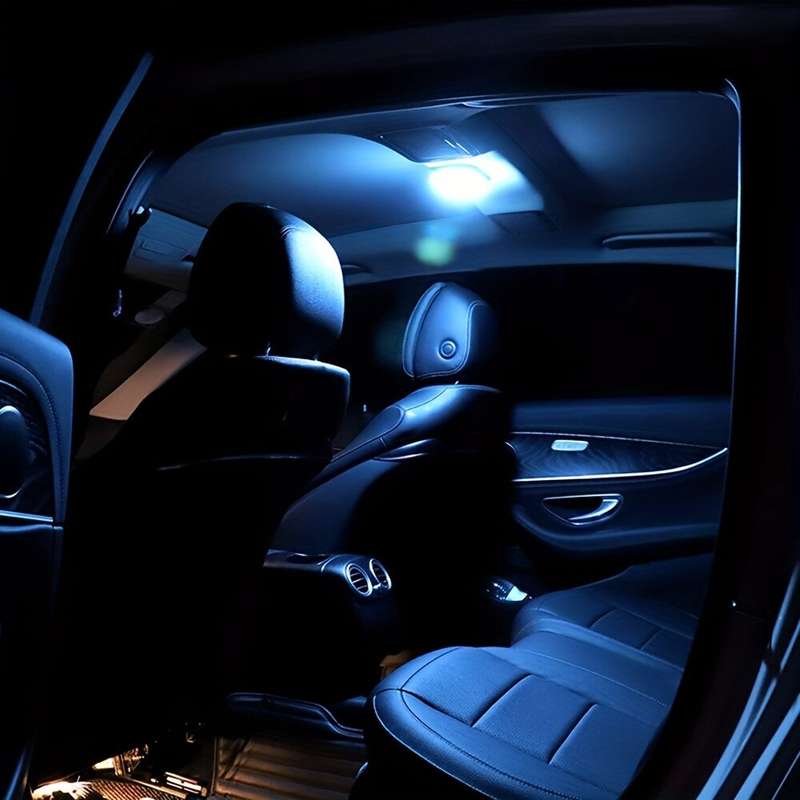 USB Rechargeable Car Reading Light LED Interior Light Car Mounted Ceiling Indoor Rear Interior Touch