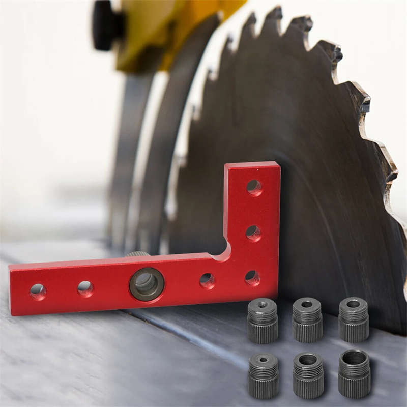 2-10mm Dowel Jig Square Center Finder Woodworking Tools Drill Guide for Straight Holes Self Centerin