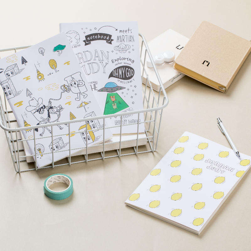 Jordan&Judy JJ-YD0031 3PCS Graffiti Notebooks Notepads Sketch Graffiti Notebook For Noting Drawing P