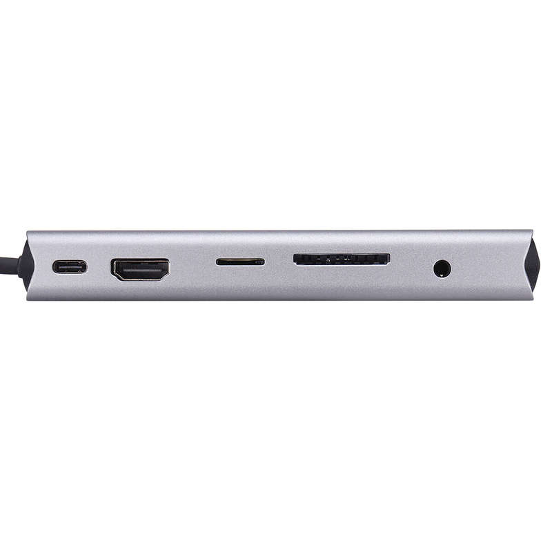 Basix 13 In 1 Triple Display USB-C Hub Docking Station Adapter With USB 3.0 / USB-C 2.0/ 15W Wireles