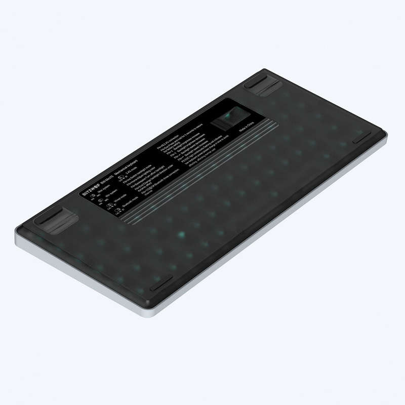 BlitzWolf BW-Mini75 Low Profile Wireless Mechanical Keyboard Triple Mode 84 Keys RGB Hot Swappable K