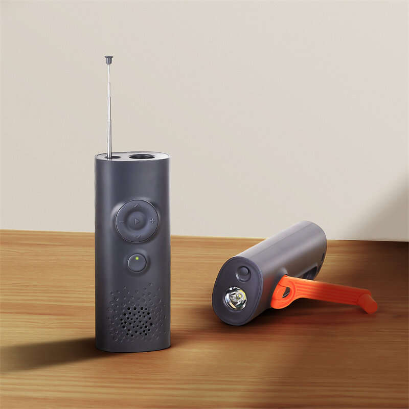 NEXTOOL 6 -In -1 Emergency Treasure Radio Lighting Flat Flash Hand Shake Power Power Power Alarm For