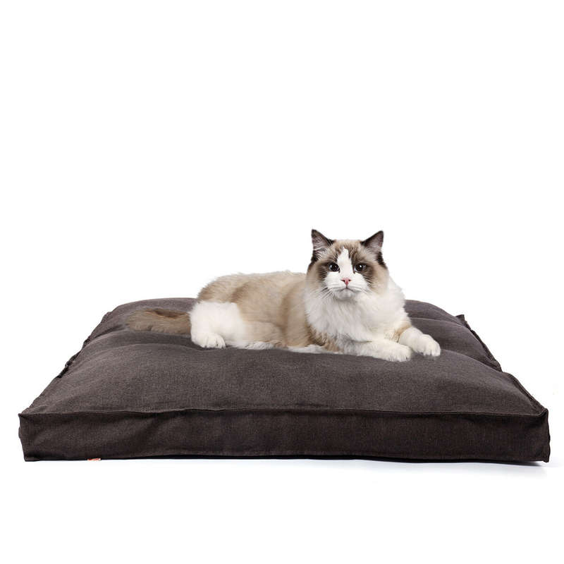 Pet Calming Bed Soft Warm Cat Dog House Small Large Washable Mat Detachable Puppy Supplies 120x120x1