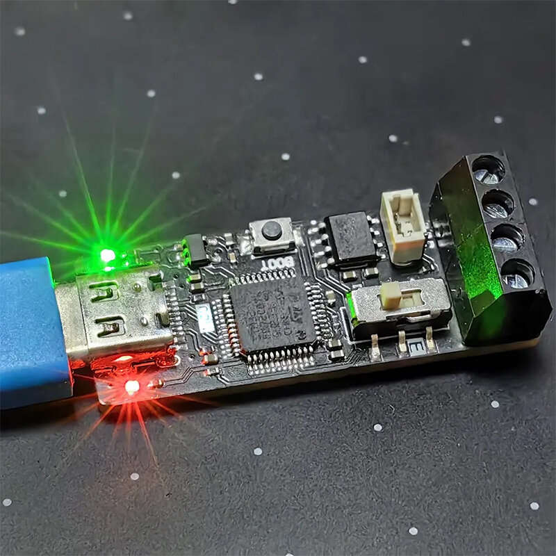 USB to CAN Module CANable PCAN Debugger CAN Bus Debugging Tool for Linux Win10 11 TYPE-C USB Debug S