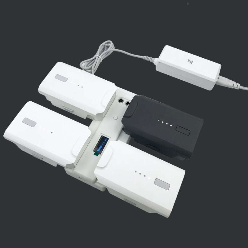 Fsum 4-in-1 Charging Hub Battery Charger Discharger Housekeeper Power Supply Station for FIMI X8 SE