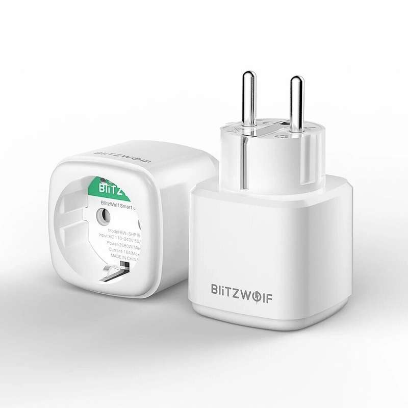 [4 Pcs] BlitzWolf BW-SHP15 Zigbee 3.0 16A 3680W Smart Plug Wireless Power Socket Outlet EU Plug APP