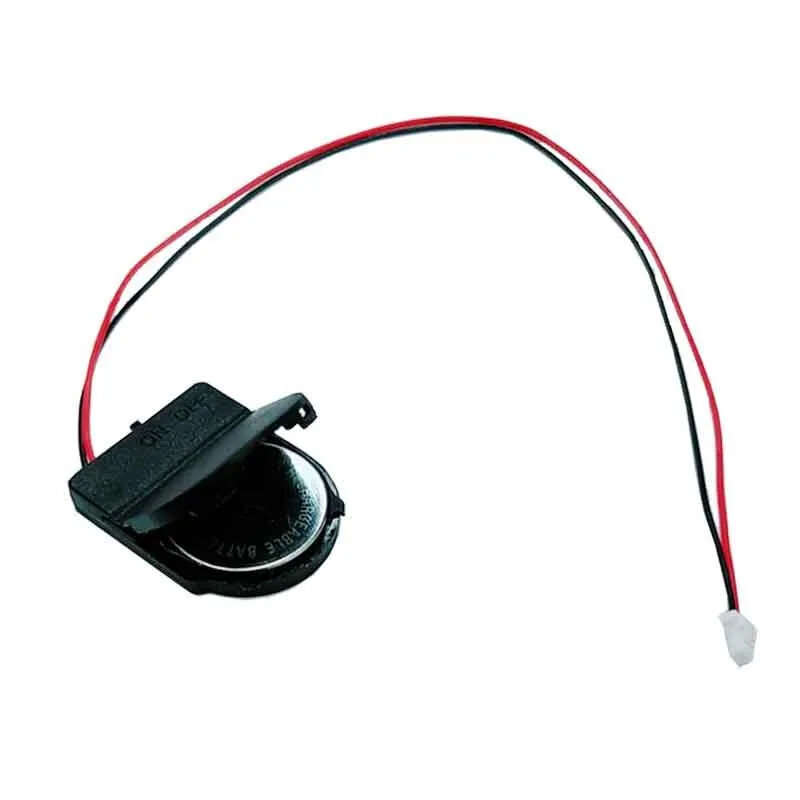 10Pcs Raspberry Pi 5 RTC Battery Box with Switch Button Battery Base Rechargeable Wiring Power Suppl