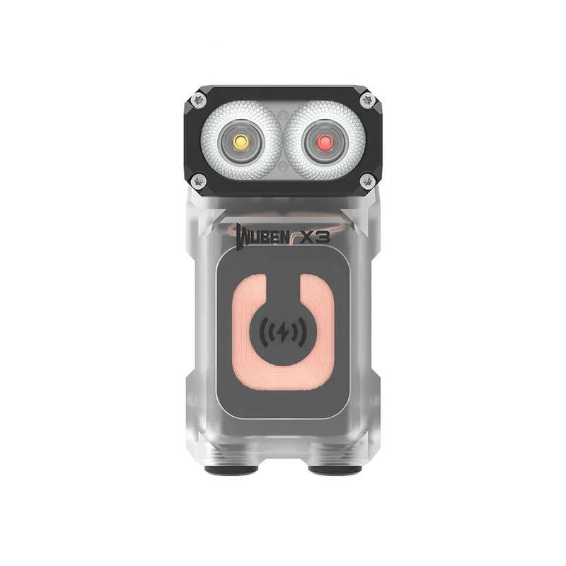WUBEN X3 Owl 700LM Mini LED Keychain Flashlight 180 Rotating Head Best EDC Flashlight Wireless Charg