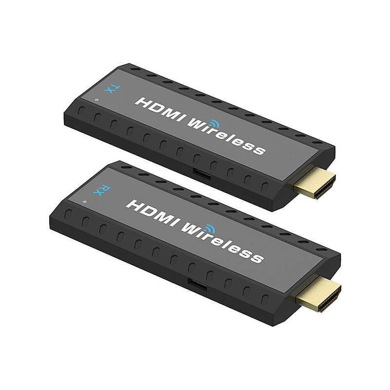 50M Wireless HDMI Extender 1080P Transmitter Receiver Splitter Extender 1x2 Dual Display Adapter Don