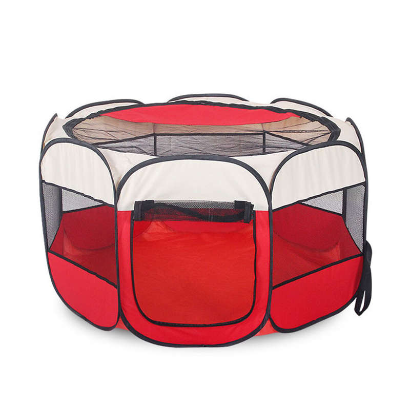 Outdoors Large Dogs Pet House Breathable Portable Dog Tent for Dog House Octagon Pet Playpen